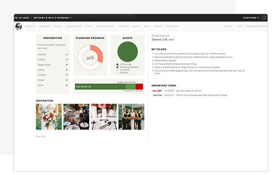 Wedding Venue CRM Comparison: HoneyBook vs. Táve vs. Aisle Planner vs. Dubsado 3